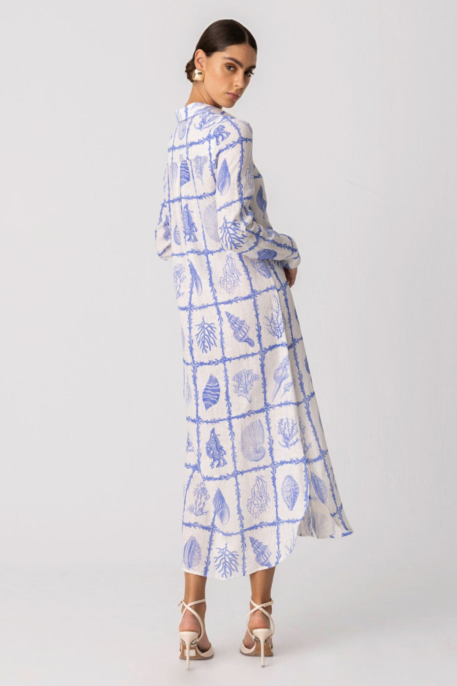 women’s linen dress albatros