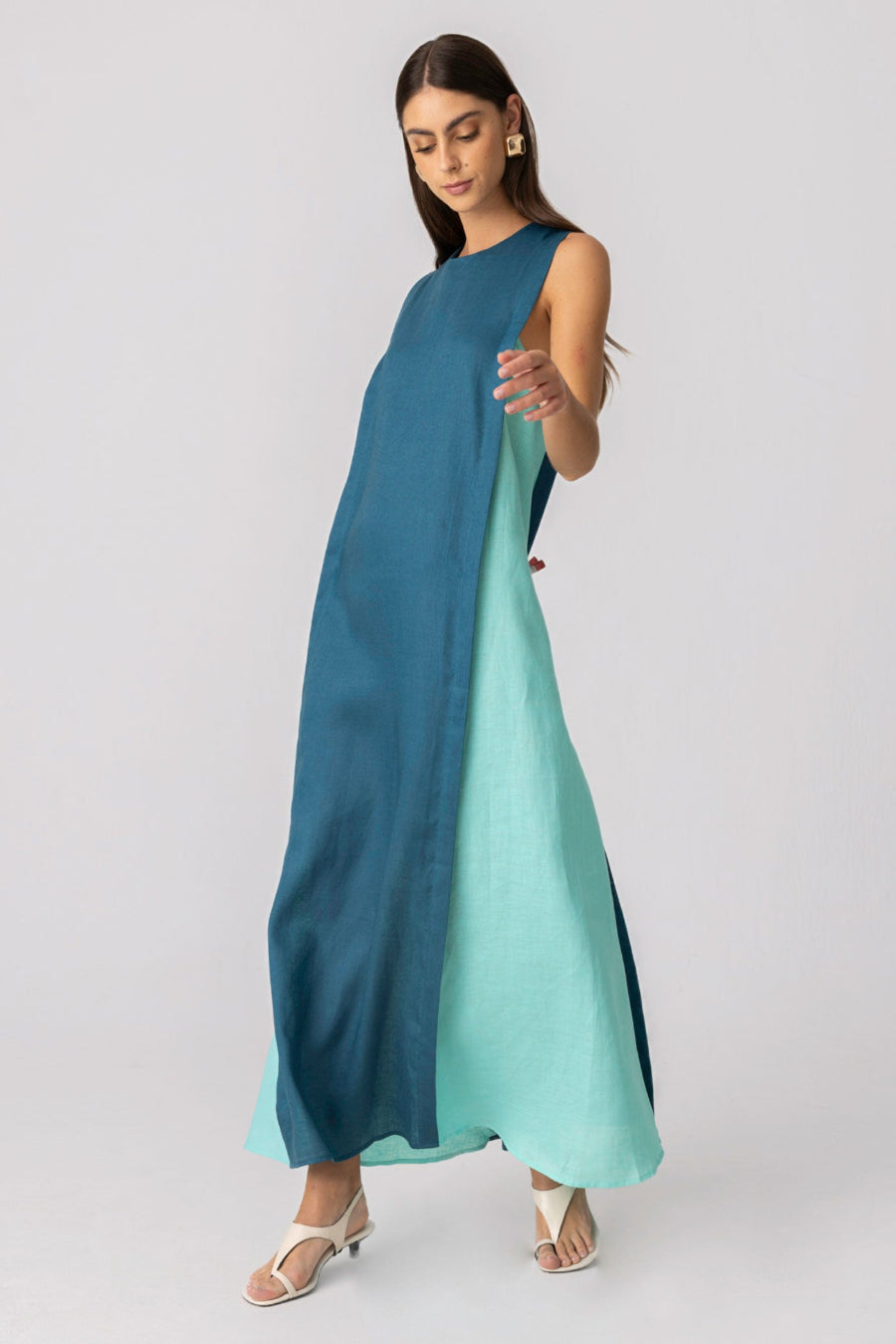 Women's linen dress malaga