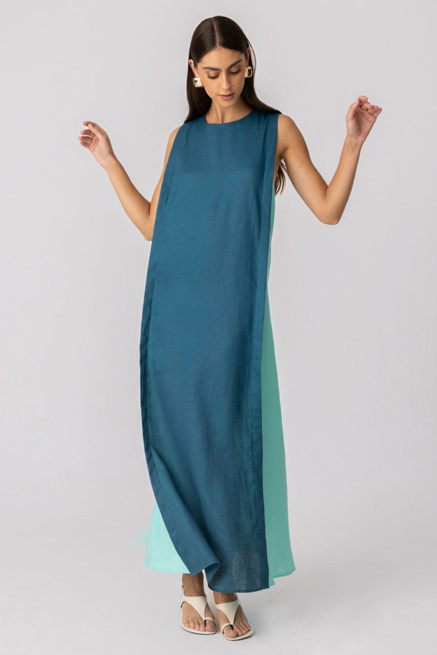 Women's linen dress malaga