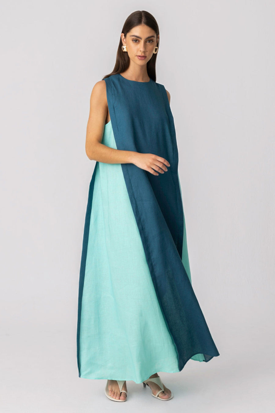 Women's linen dress malaga