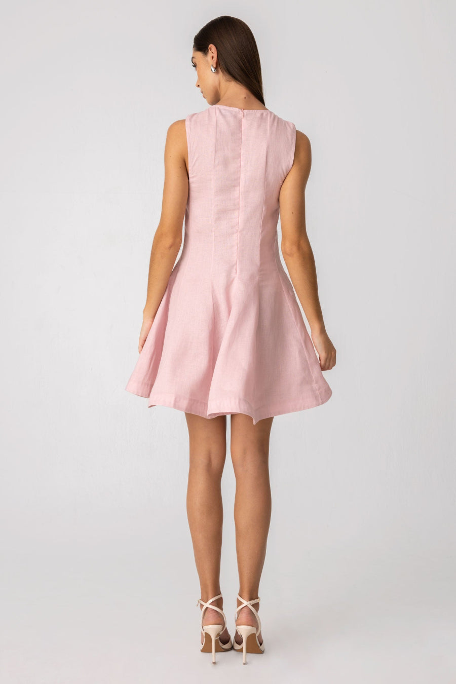 vestido de lino parís para mujer