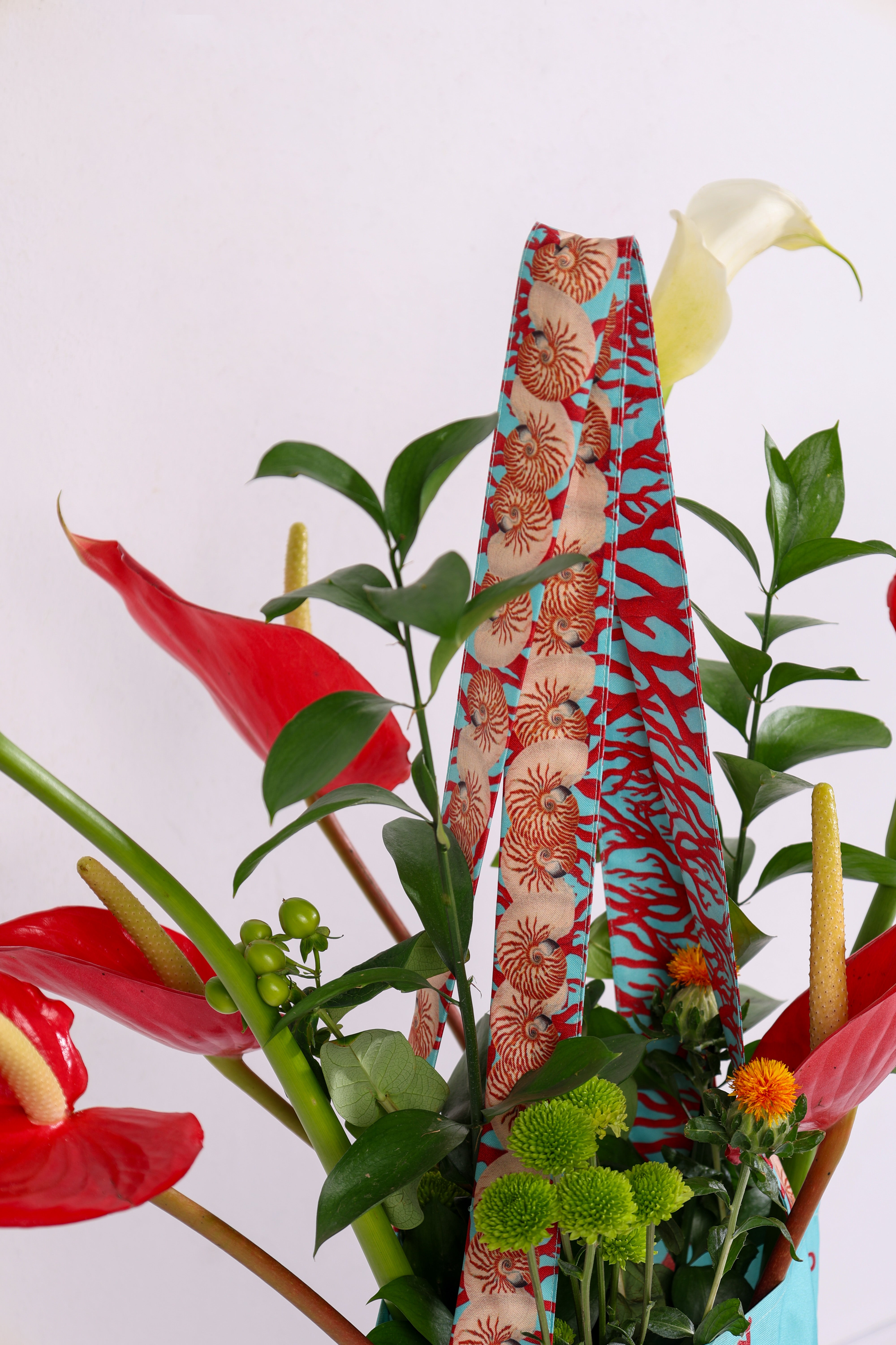 flower tote bag