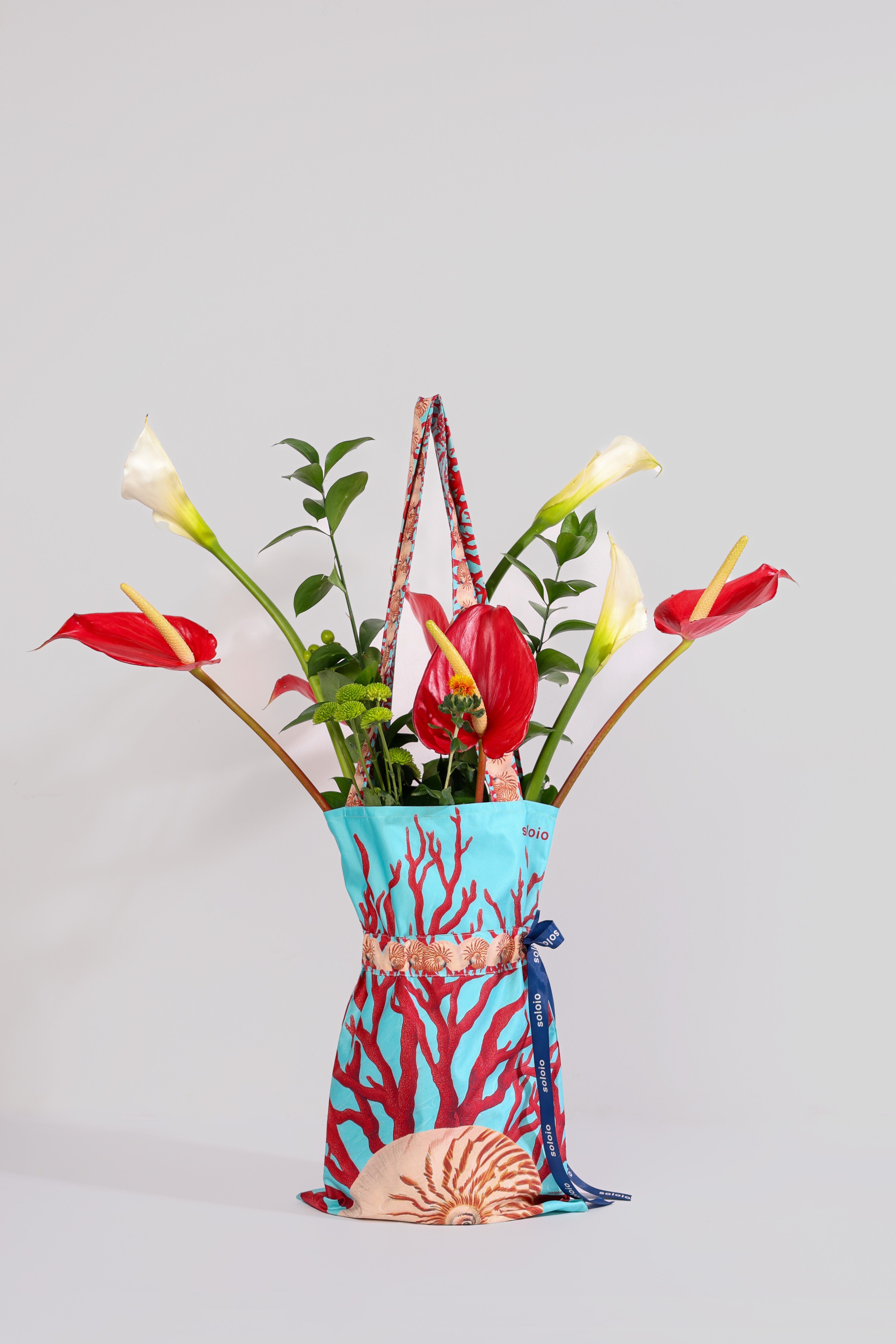 flower tote bag