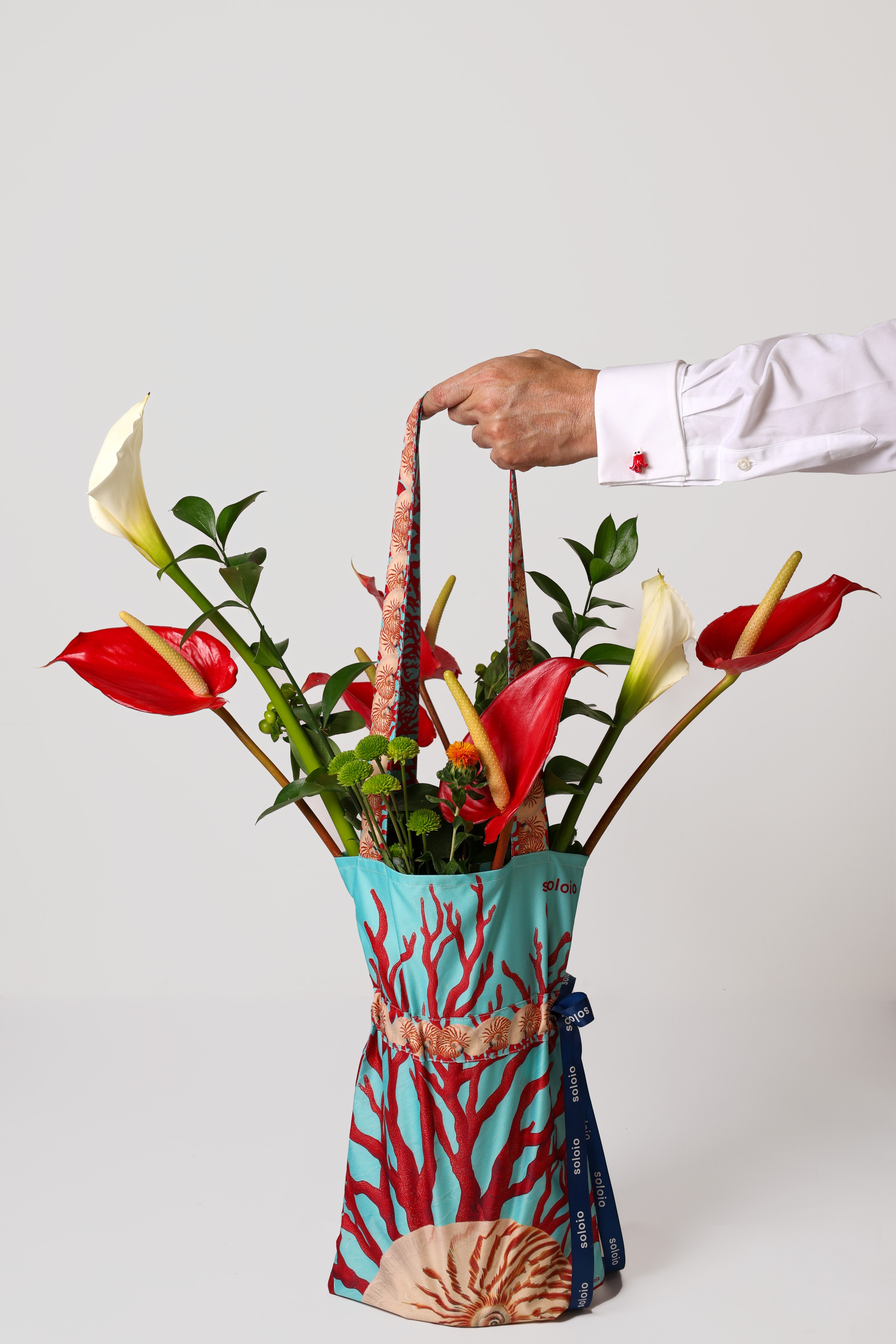flower tote bag