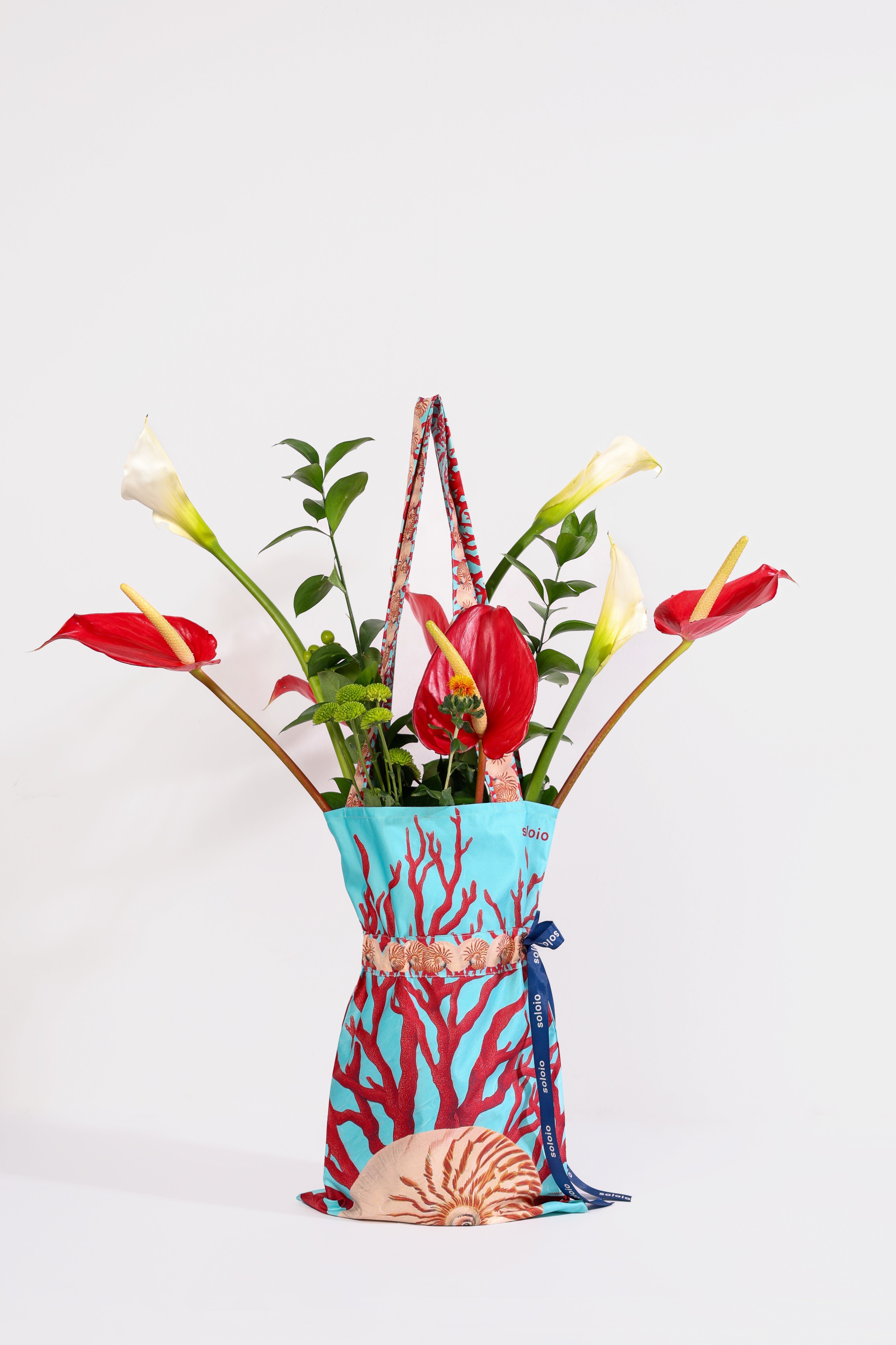 flower tote bag