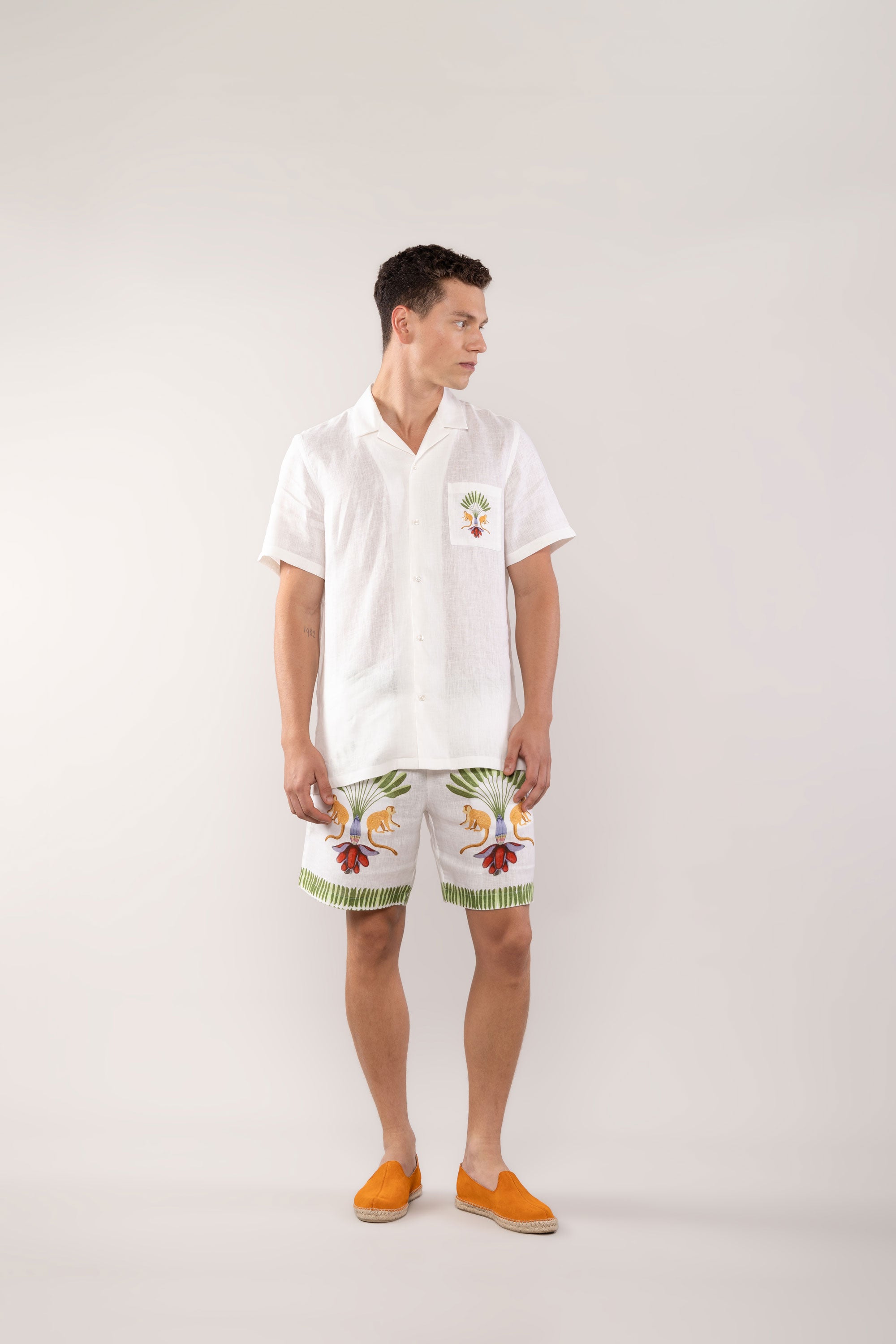 titi large linen shirt
