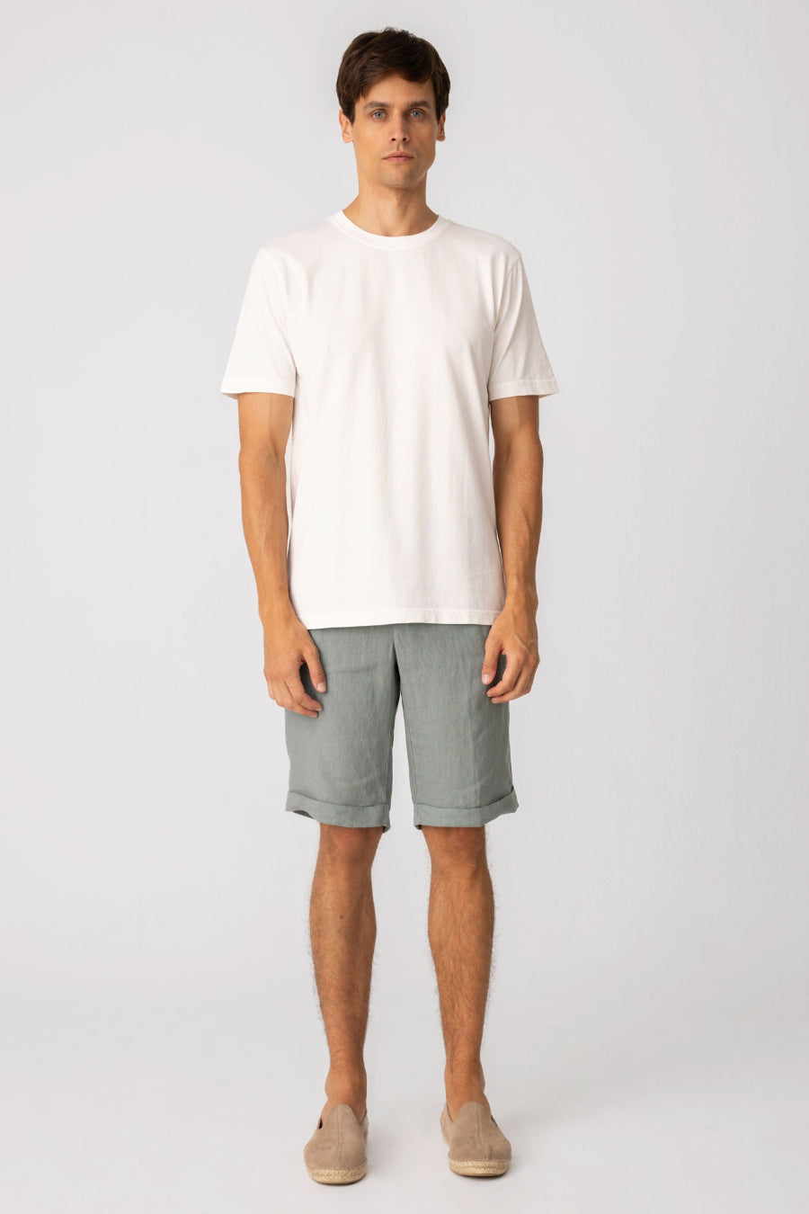 men’s cotton t-shirt white kraken