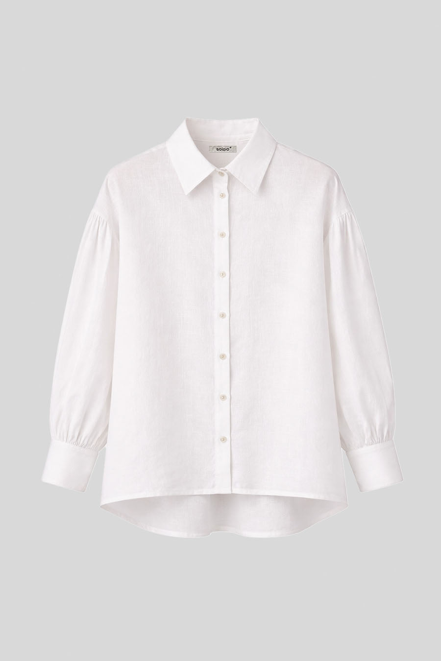 Camisa de lino romy blanca para mujer
