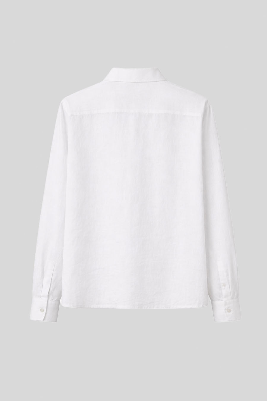 Camisa de lino assisi blanca para mujer