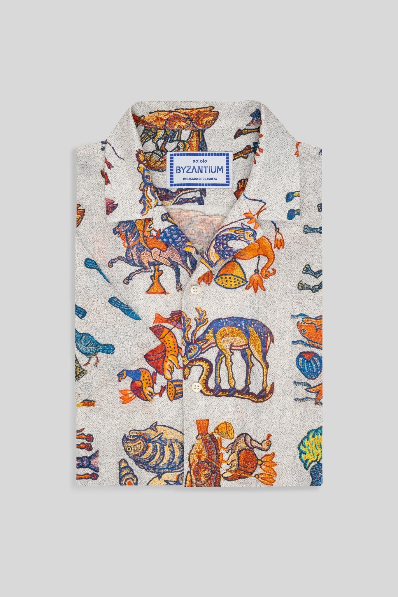 ravena linen shirt white - soloio