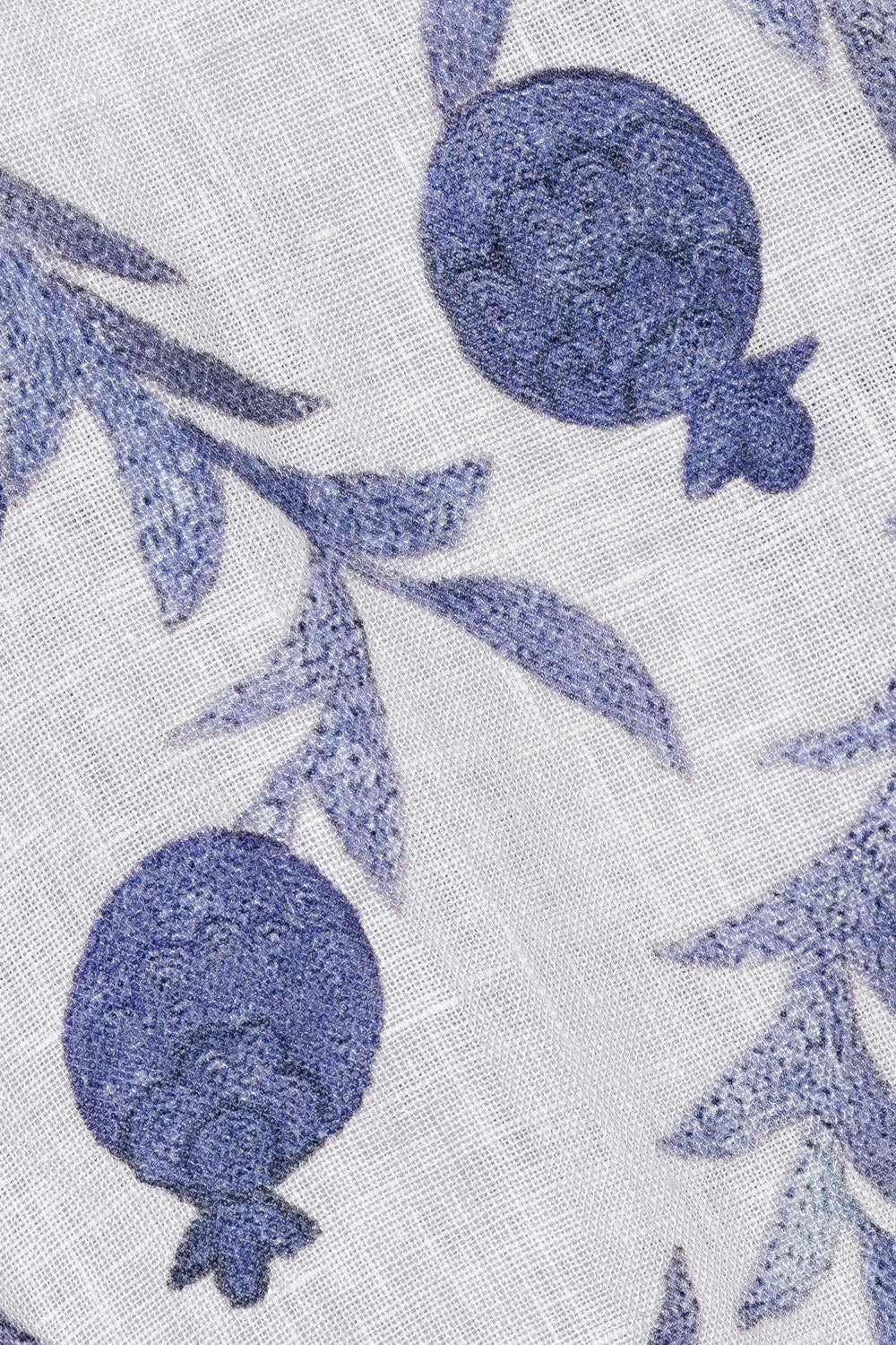 vestido corto lino odil azul