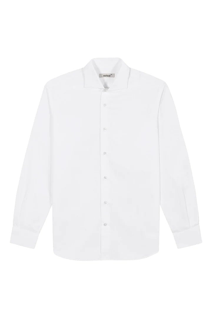 rx slim white shirt - soloio