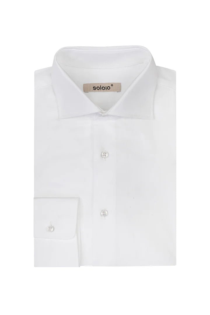 rx slim white shirt - soloio