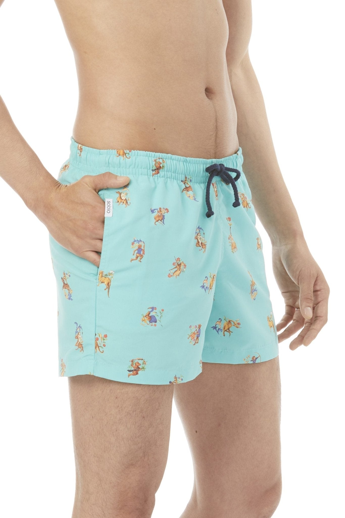 separate lorenzo swimsuit turquoise - soloio
