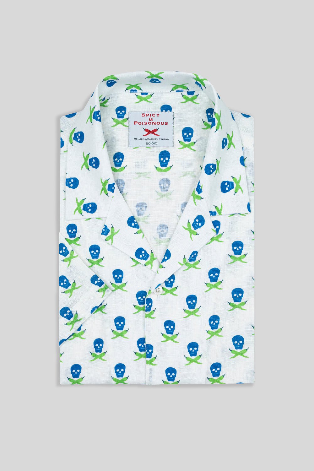 white skull shirt - soloio