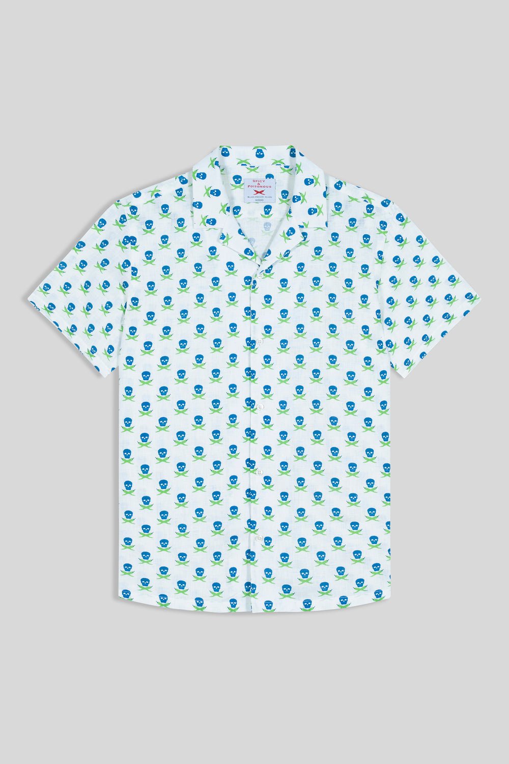 white skull shirt - soloio