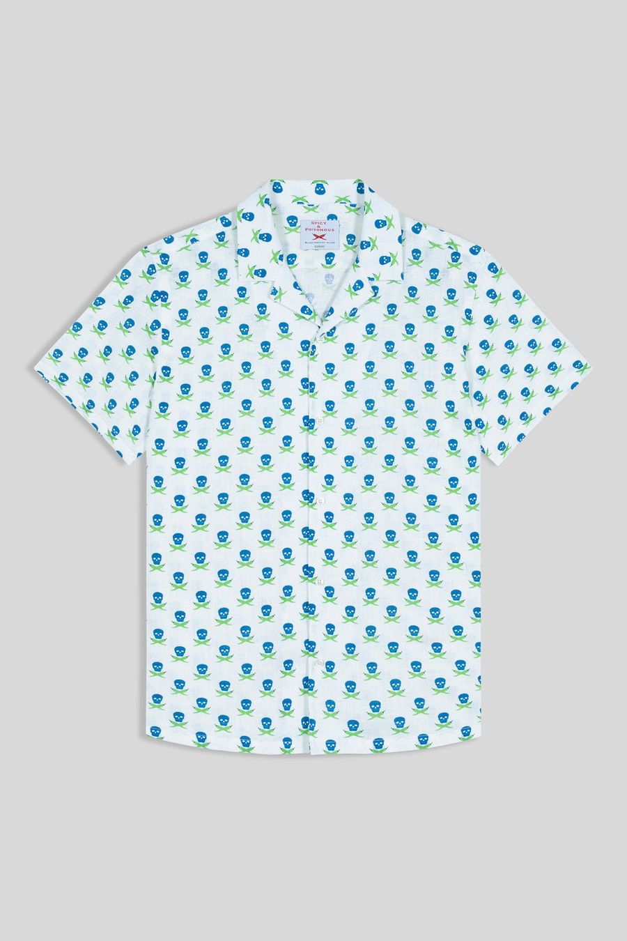 white skull shirt - soloio