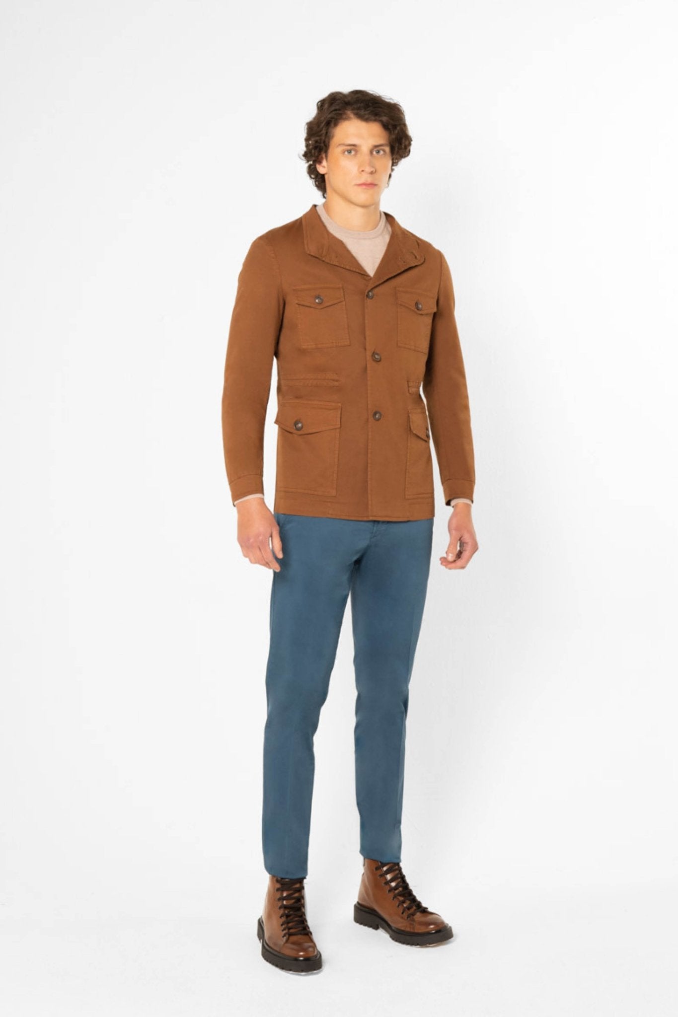 stéfano jacket tobacco - soloio