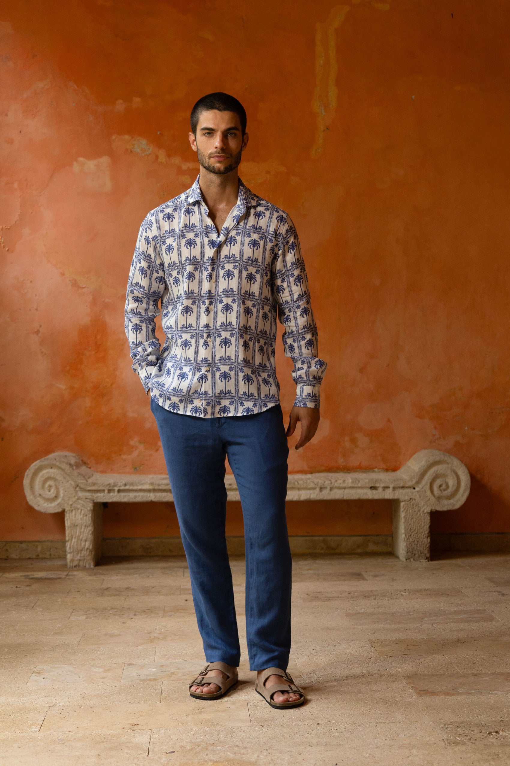 camisa de lino nurata
