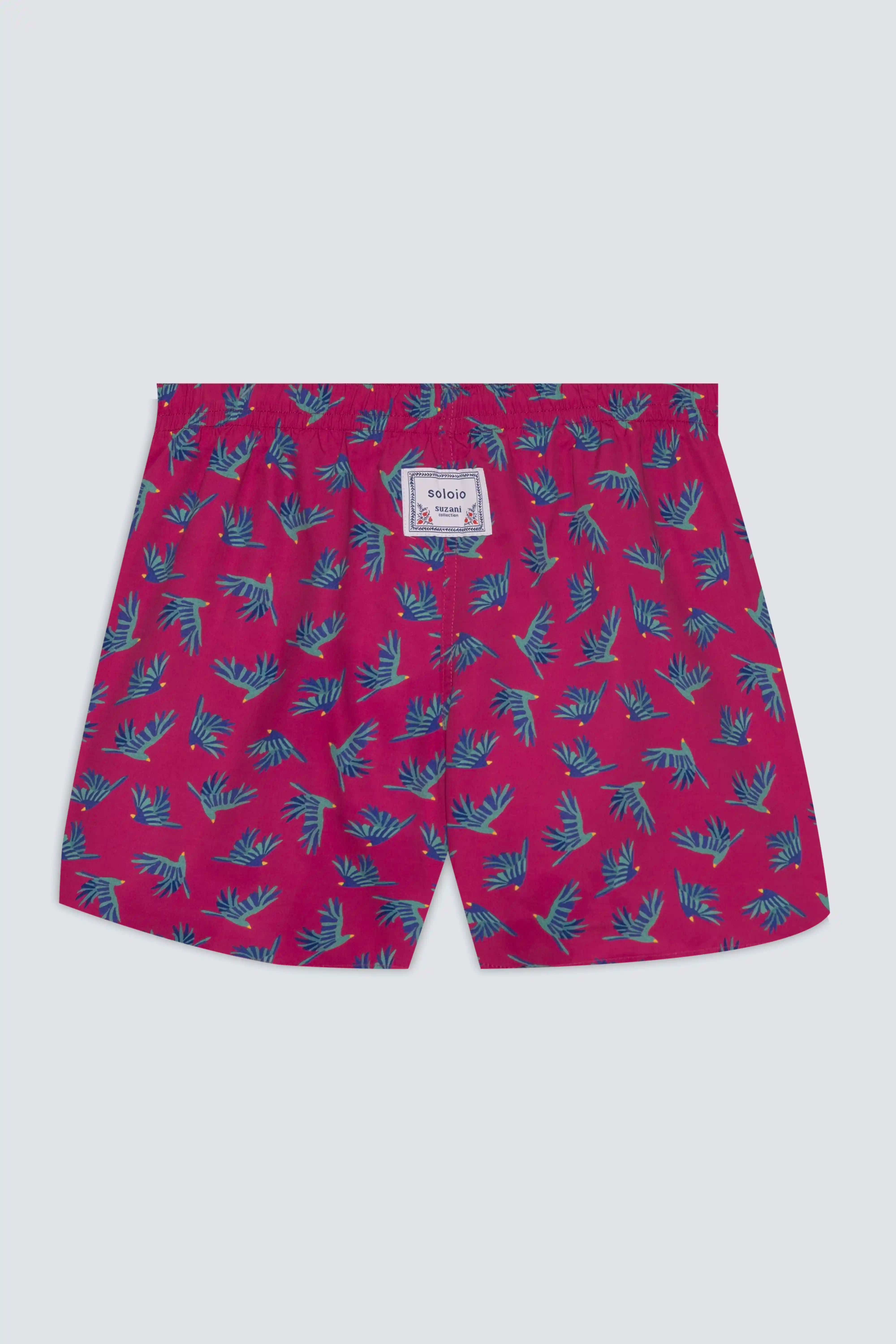 men’s swim trunk fuxia