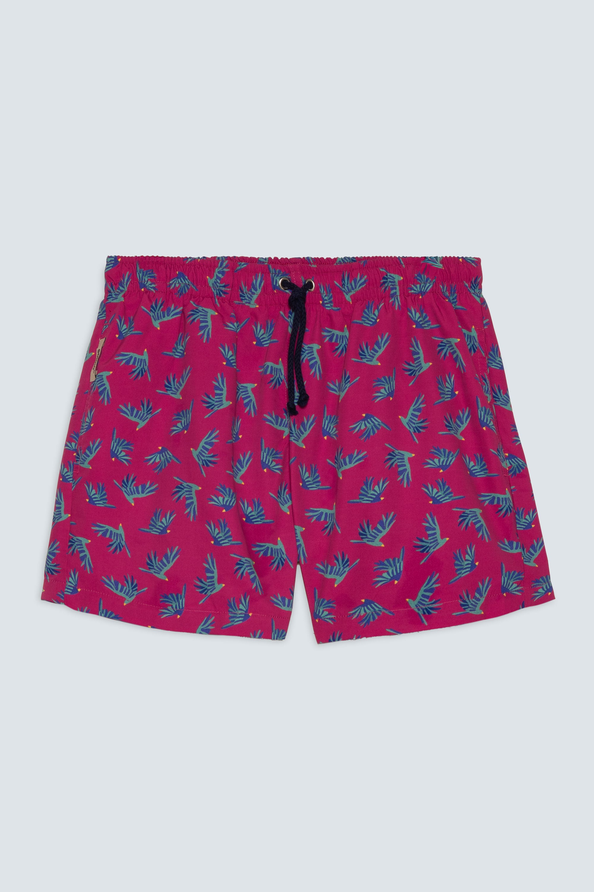 men’s swim trunk fuxia