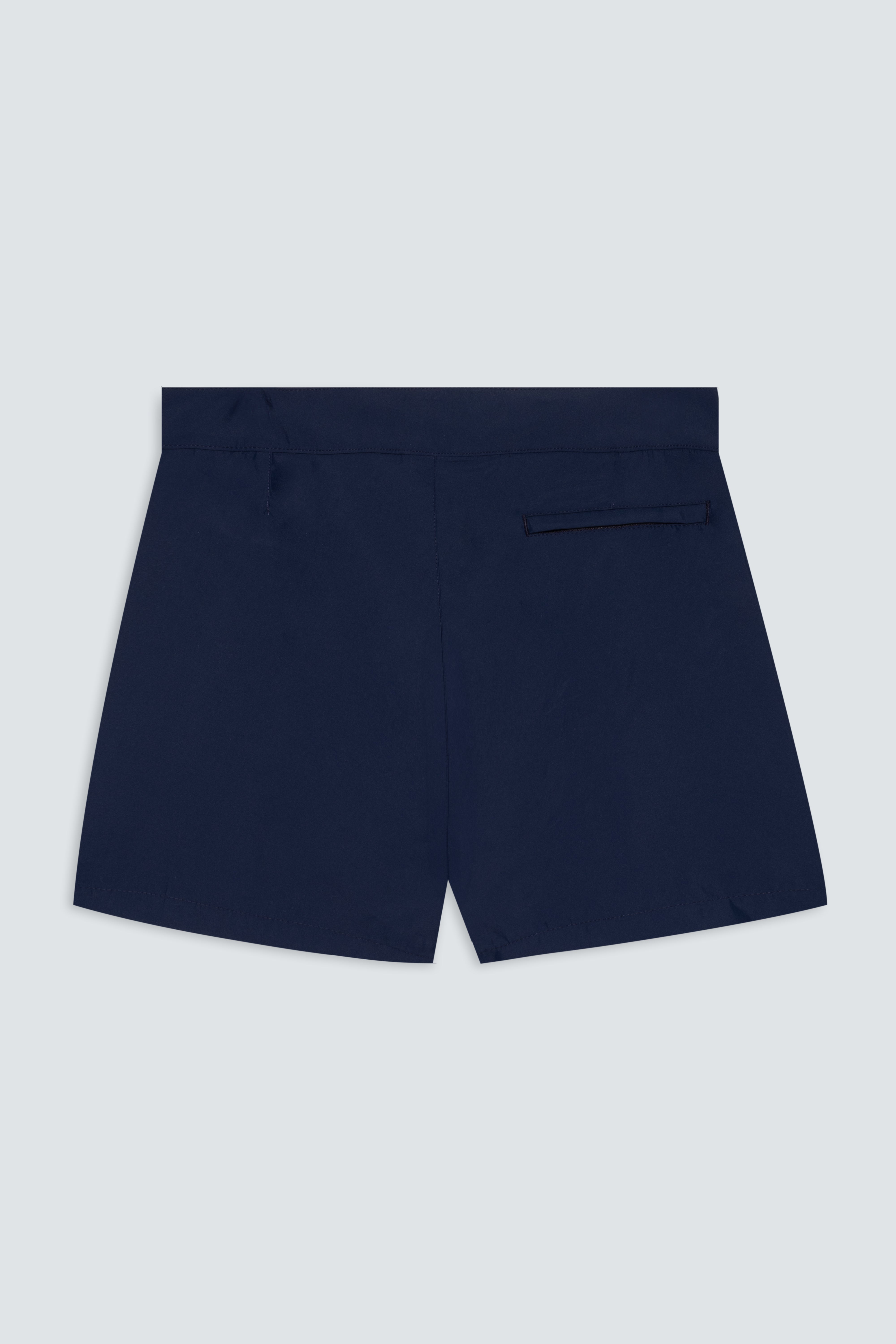men’s plain waistband swim trunk navy