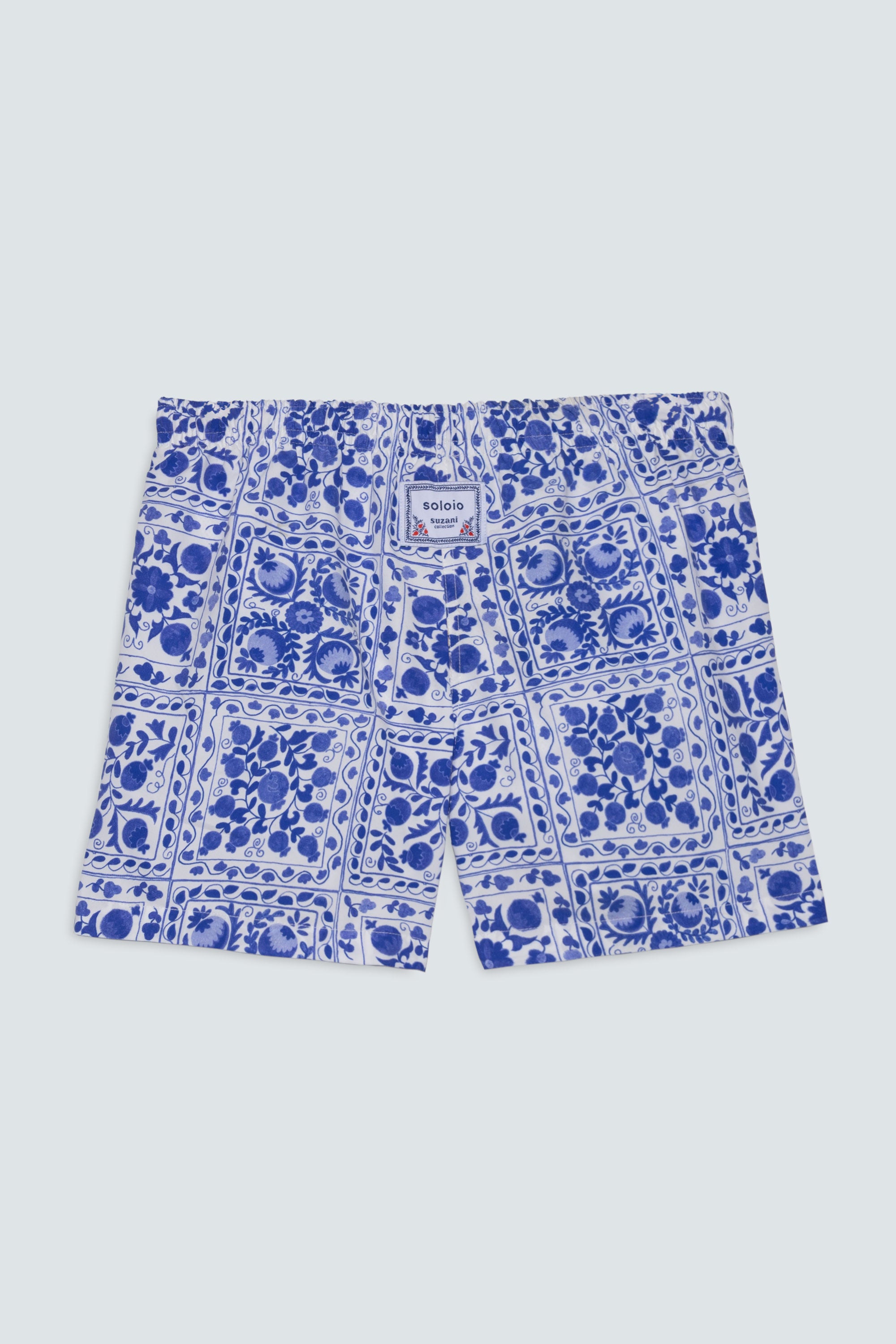 men’s suzani swim trunk white