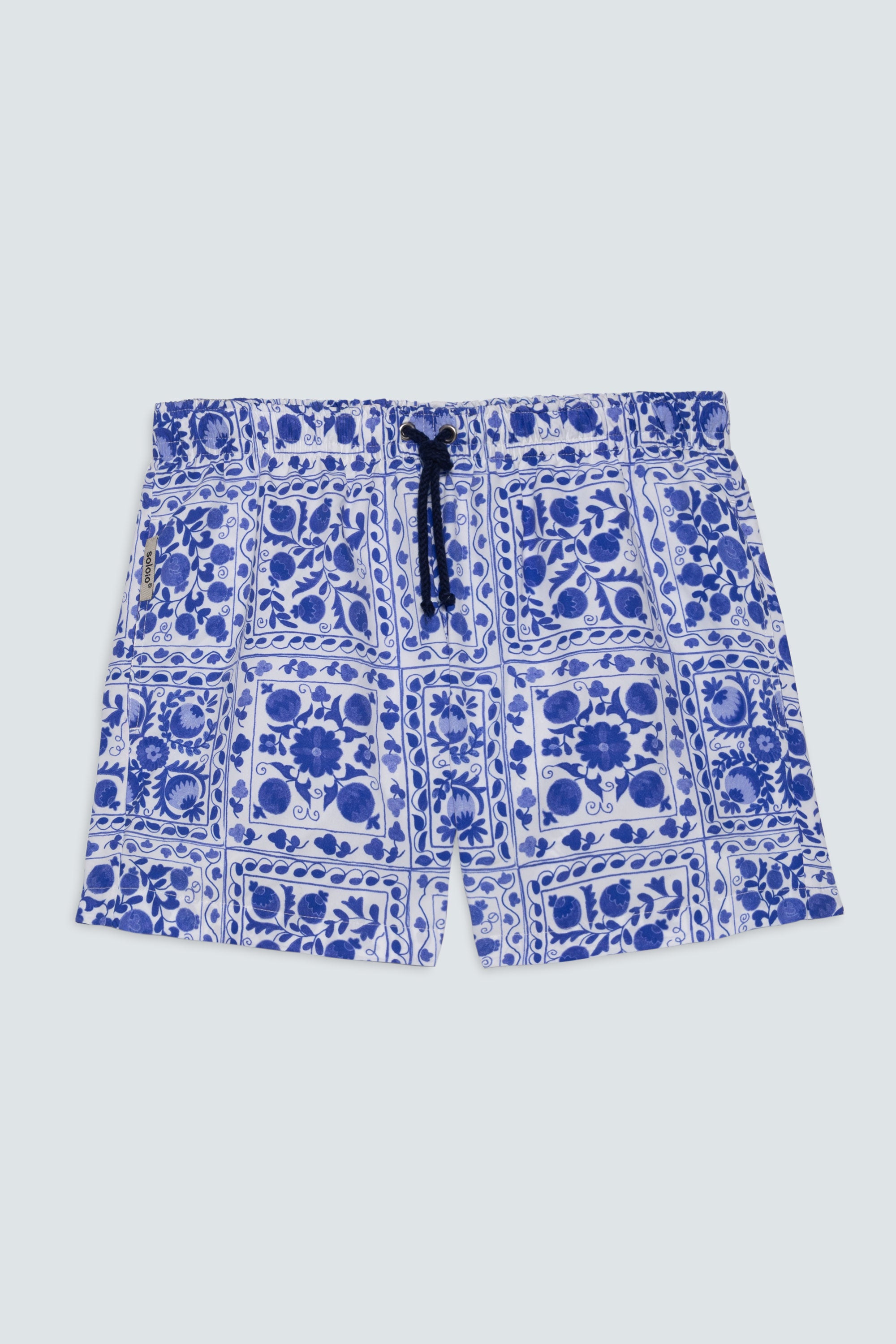 men’s suzani swim trunk white