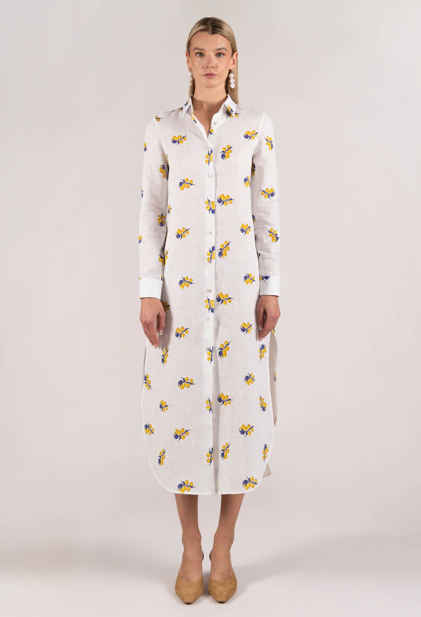 vestido arezzo amarillo