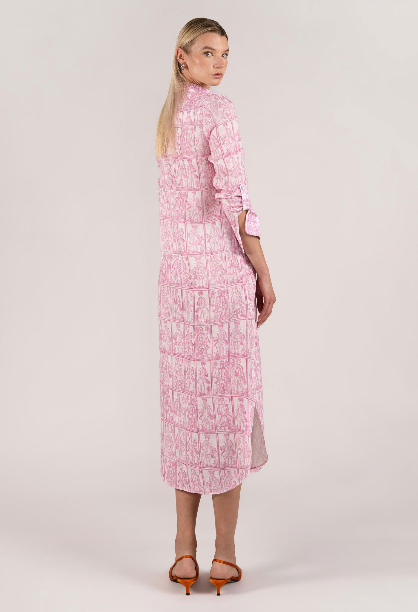 Pink letter dress