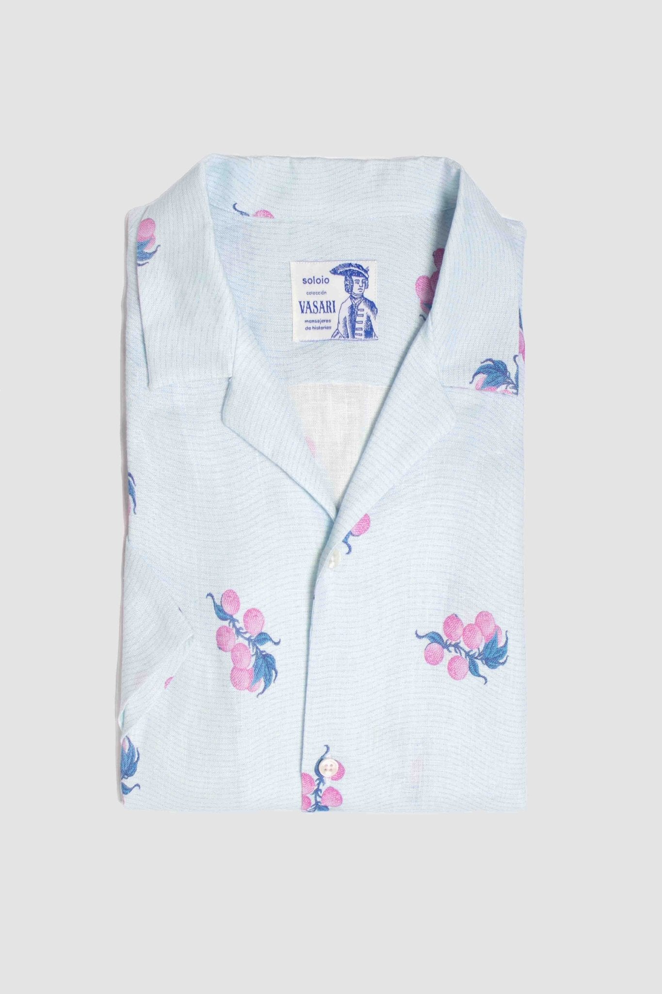 arezzo linen shirt pink - soloio