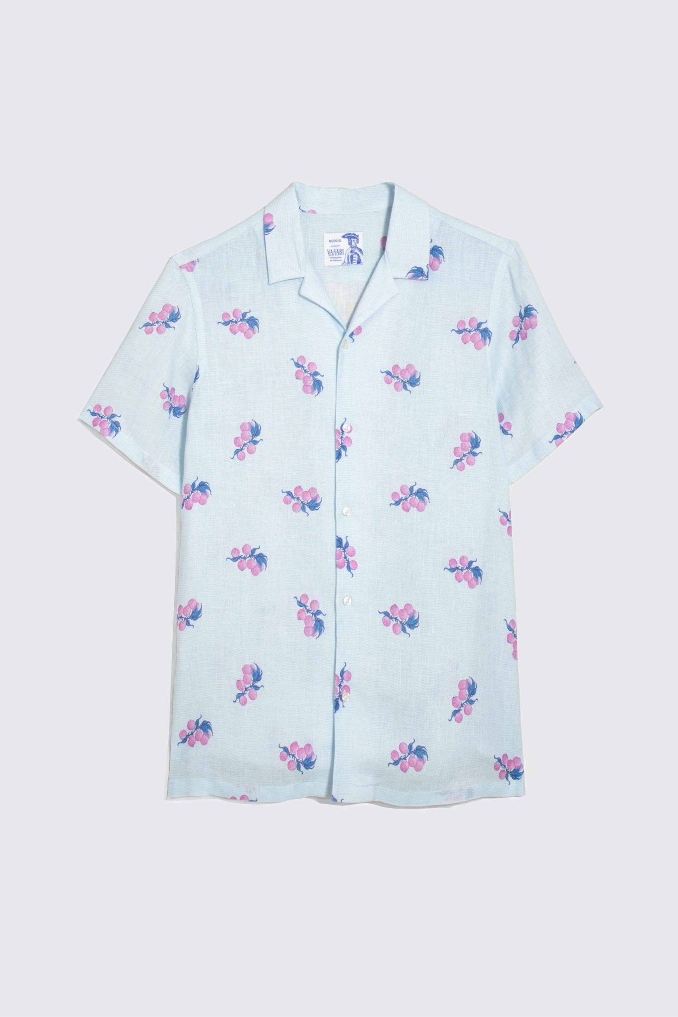 arezzo linen shirt pink - soloio