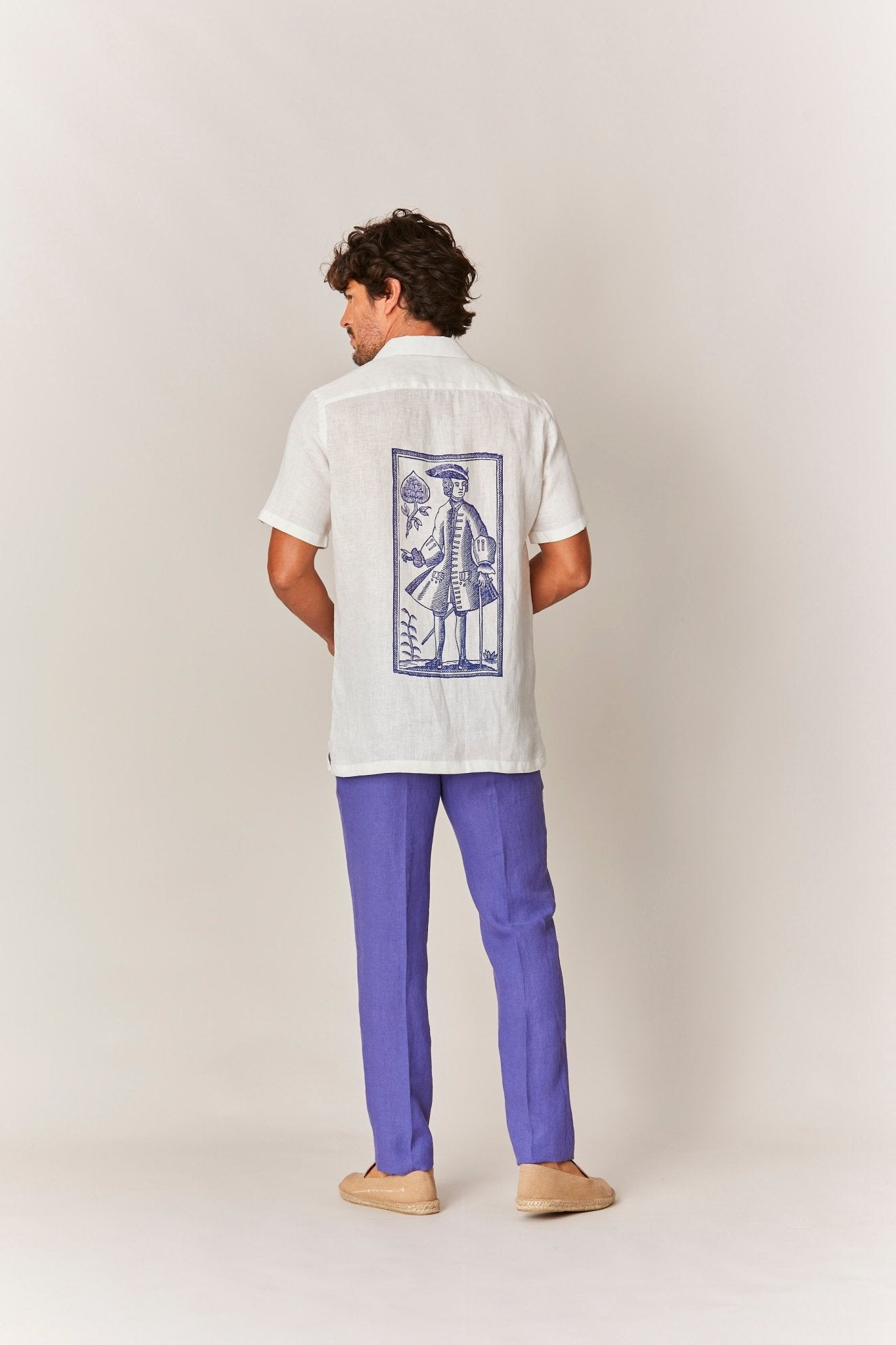 linen shirt card - soloio