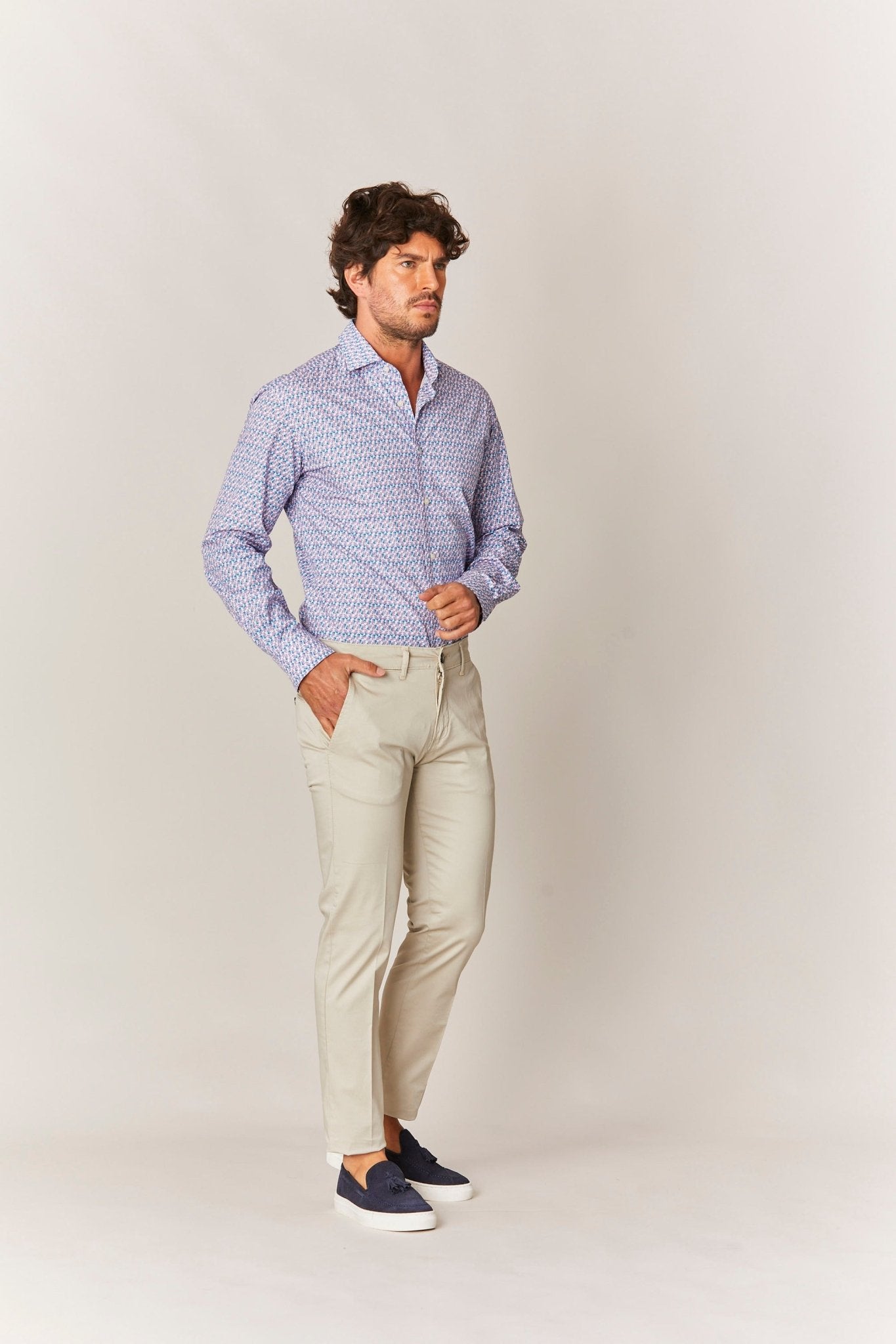dürer cotton shirt pink - soloio
