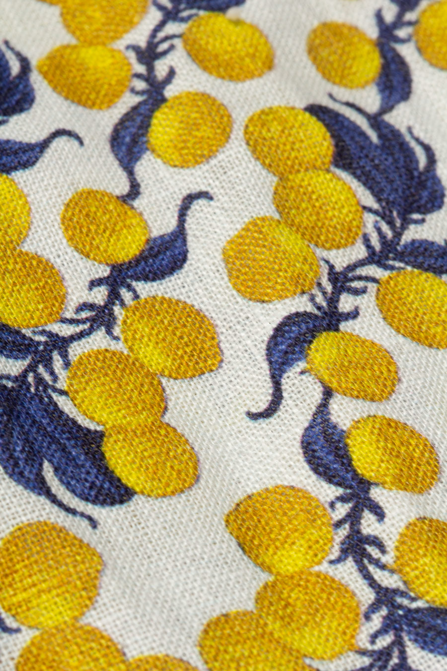 yellow gooseberry linen shirt