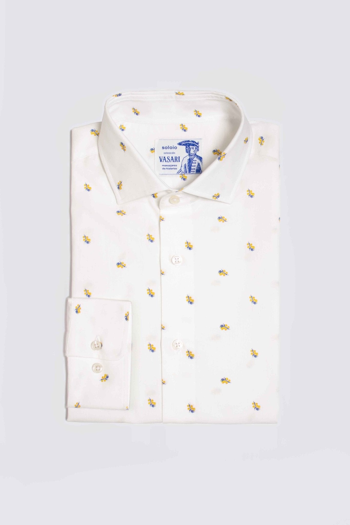 novella cotton shirt yellow - soloio