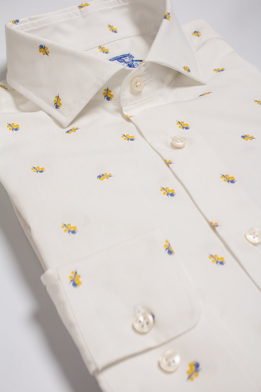 novella cotton shirt yellow - soloio