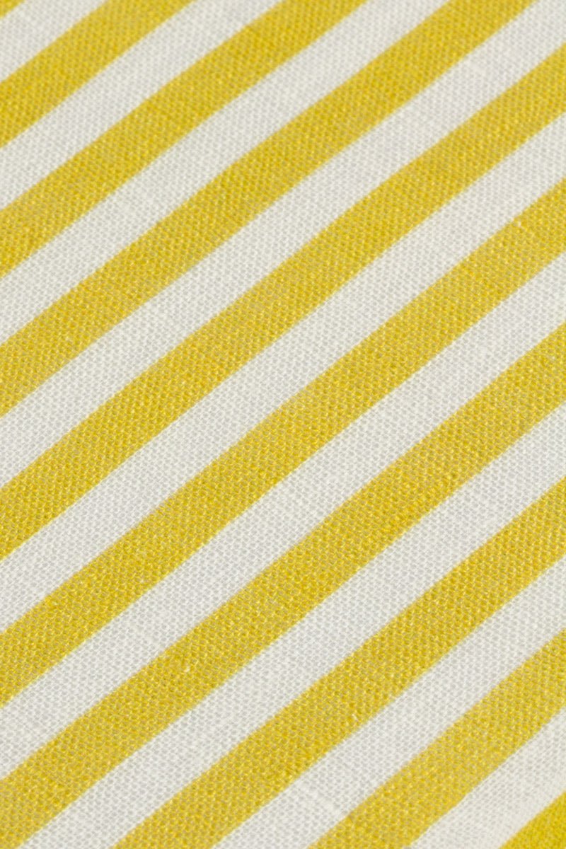 linen striped shirt yellow - soloio