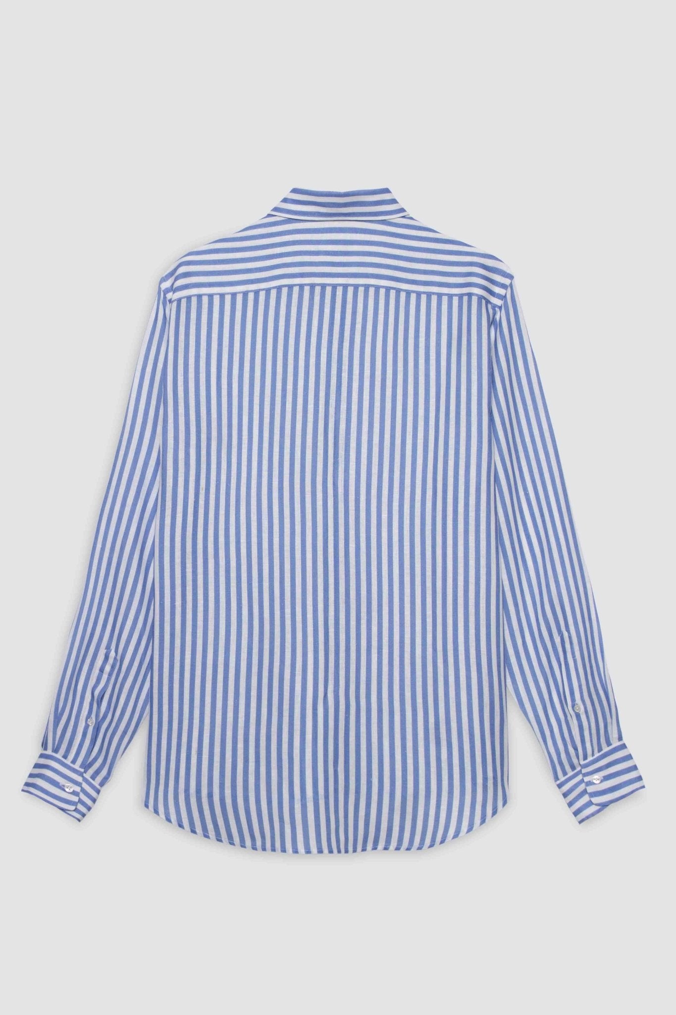 sky blue stripes shirt - soloio