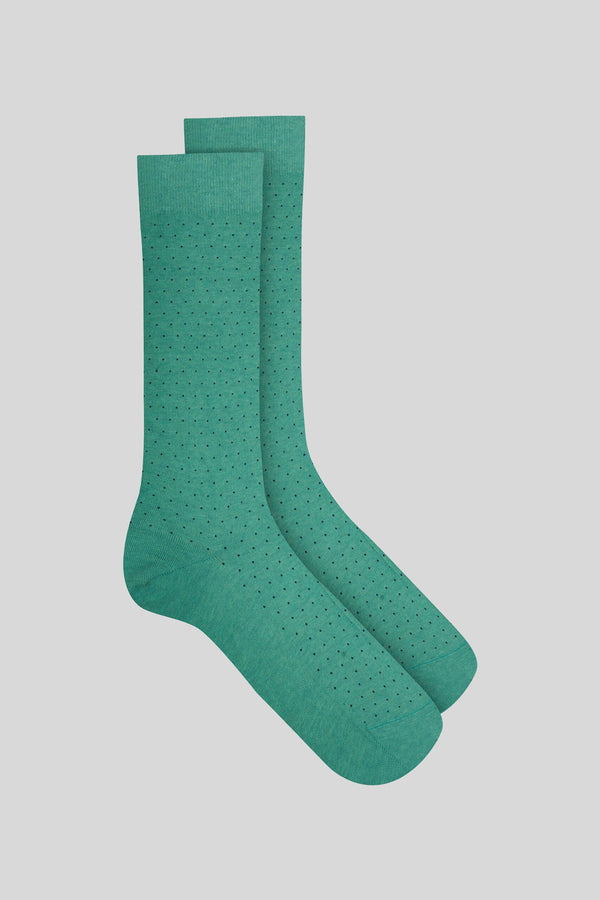 dotted sock green