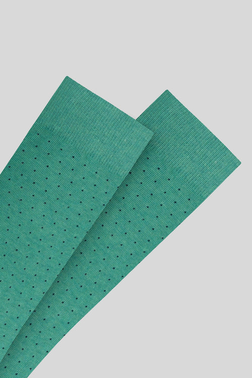 dotted sock green