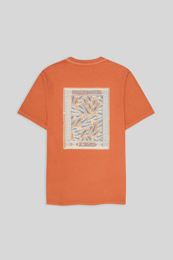orange pepper stamps t-shirt
