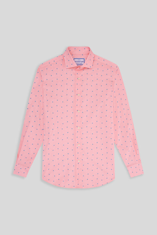 camisa de algodón estelle rosa