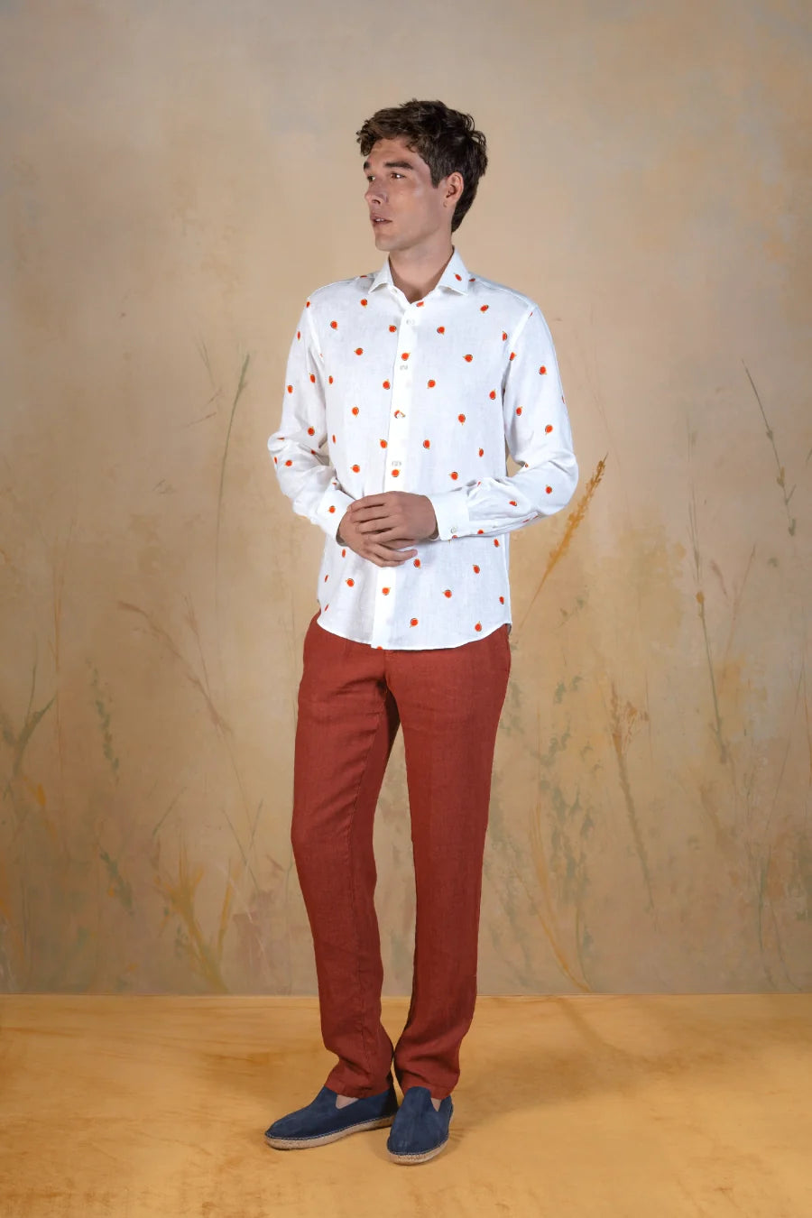 Higuera linen shirt white