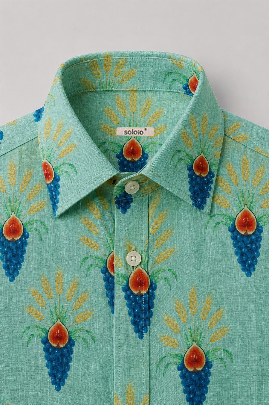 Proventus linen shirt green