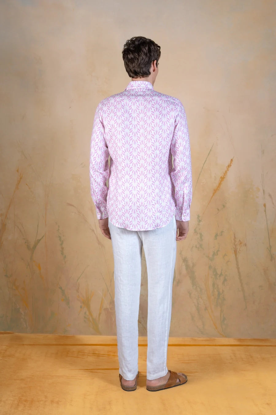 Pink Spica linen shirt pink