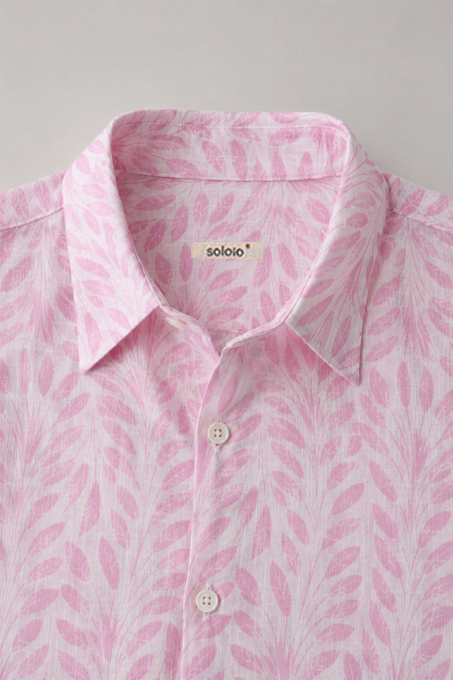Pink Spica linen shirt pink