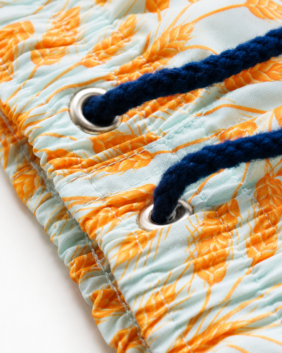 Yellow Spica polyester swim trunks yellow