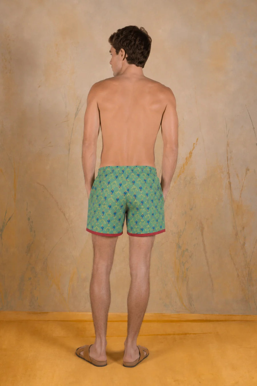 Proventus polyester swim trunks green