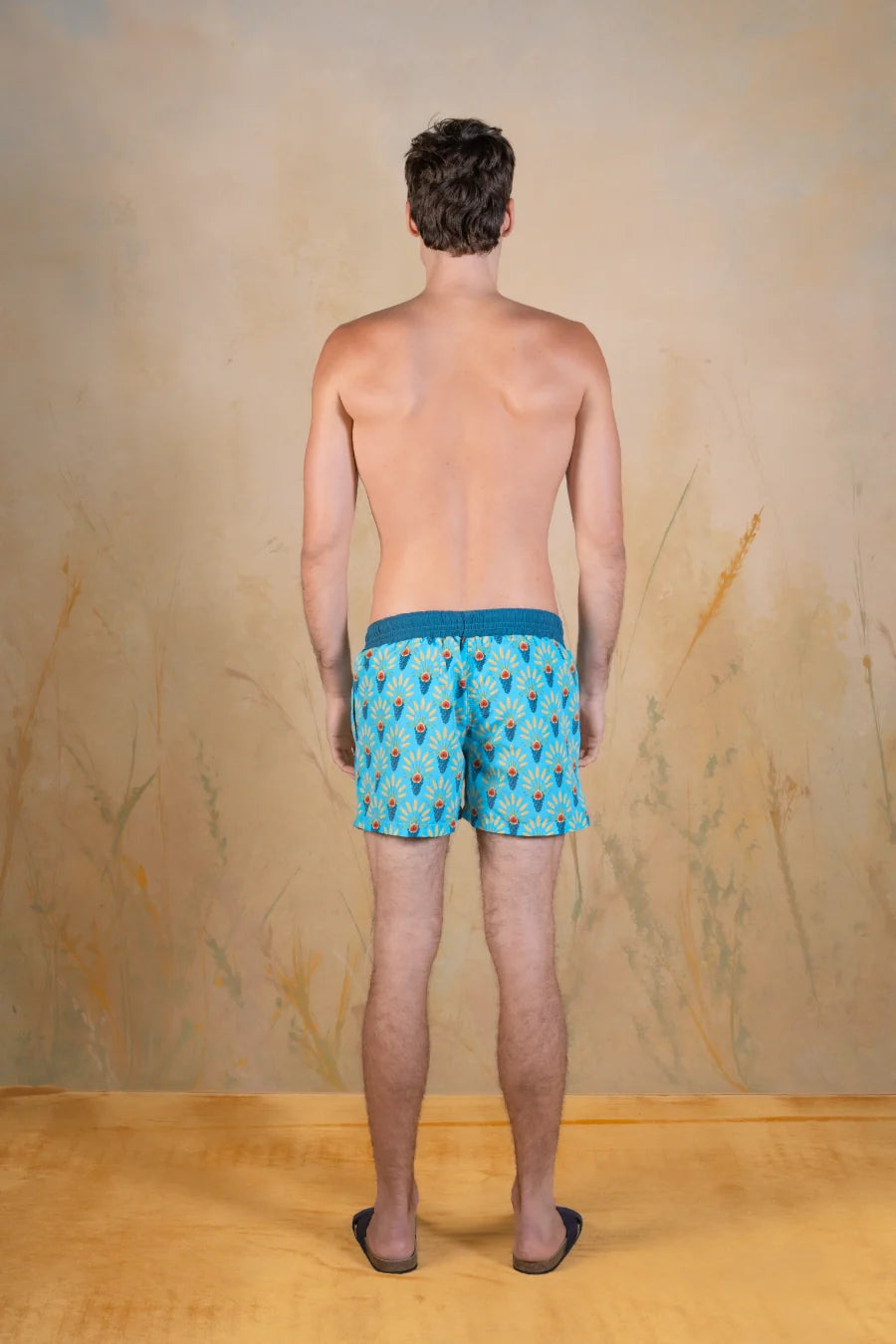 Proventus polyester swim trunks blue